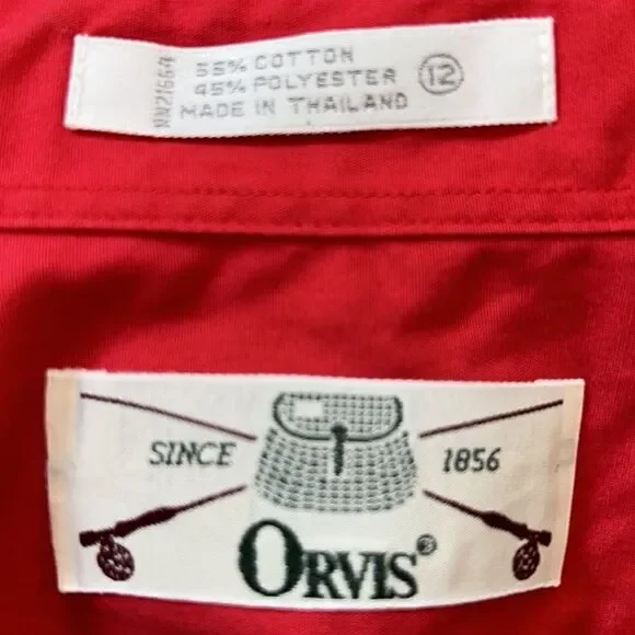 Polished Fire 🔥 Red Tuxedo 🤵‍♀️ Shirt 👔 Front Pleat Hidden buttons. Travel🧳 - Picture 10 of 17